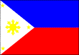 La bandera de la Rep&uacute;blica Filipina