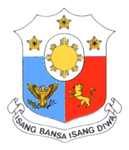 Escudo de la Rep&uacute;blica Filipina