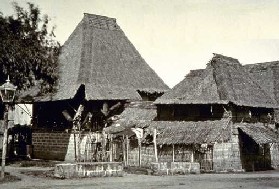 Casas filipinas en el poblado de Tondo