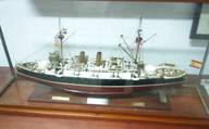 Maqueta del crucero Infanta Mar&iacute;a Teresa. Museo Naval