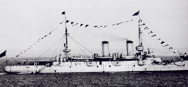 el PRINCESA DE ASTURIAS engalanado