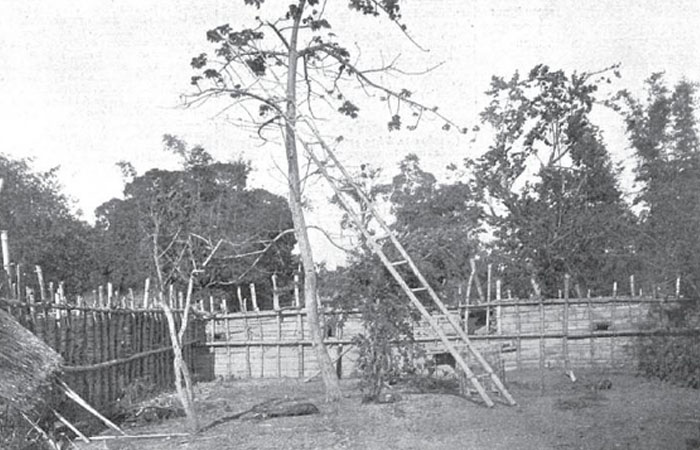 Naig ó Naic. Interior de una trinchera insurrecta.