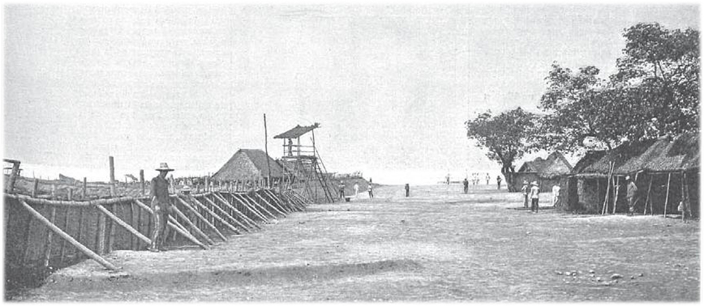 Trinchera grande y campo atrincherado en Cavite