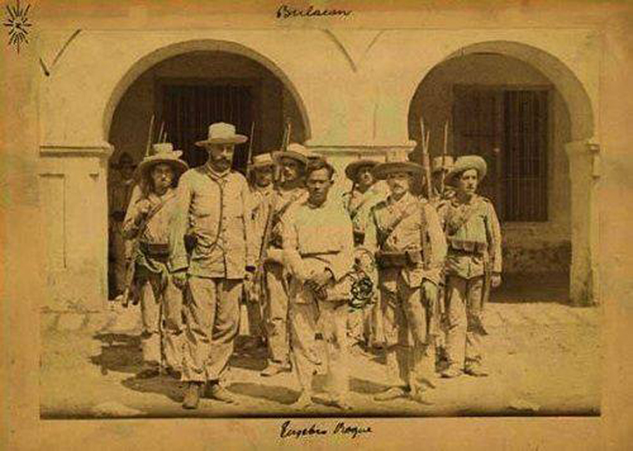 Eusebio Roque capturado tras la toma de Kakarong de Sili